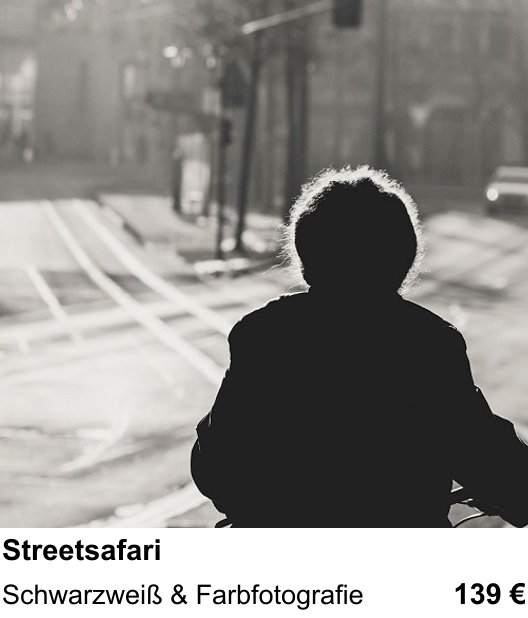 Fotografie praktisch lernen in Freiburg: Streetsafari