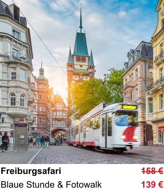 Freiburgsafari als Kamera-Fotokurs