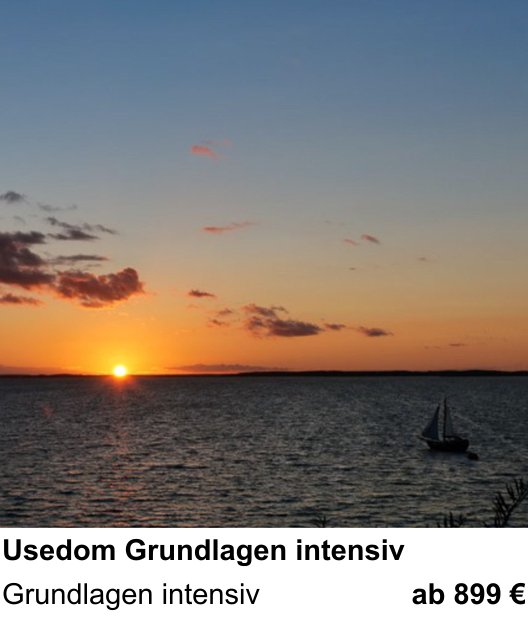 Detailreicher Fotokurs über Usedom Grundlagen intensiv: Grundlagen intensiv
