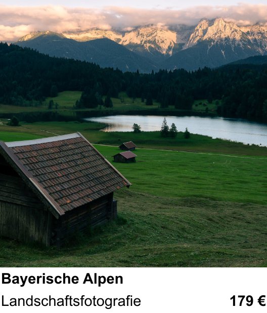 Detailreicher Fotokurs über Bayerische Alpen: Landschaftsfotografie