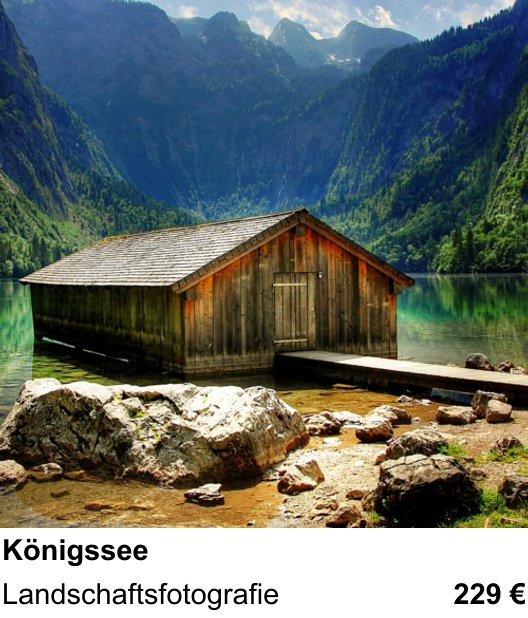 Detailreicher Fotokurs über Königssee: Landschaftsfotografie