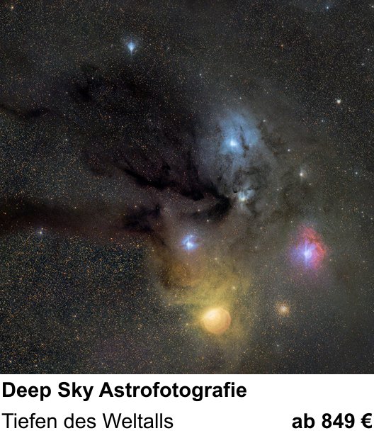 Detailreicher Fotokurs über Deep Sky Astrofotografie: Tiefen des Weltalls