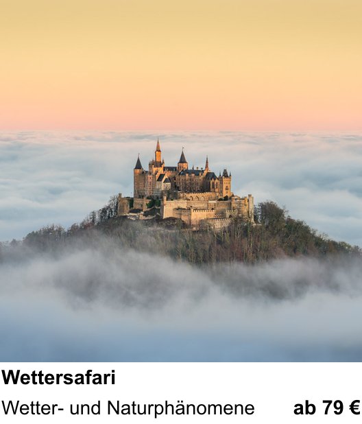 Detailreicher Fotokurs über Wettersafari: Wetter- und Naturphänomene